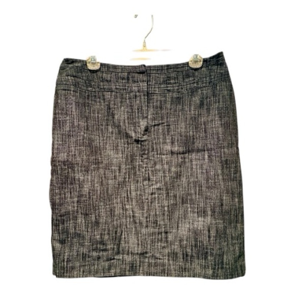Classic Black Denim Skirt